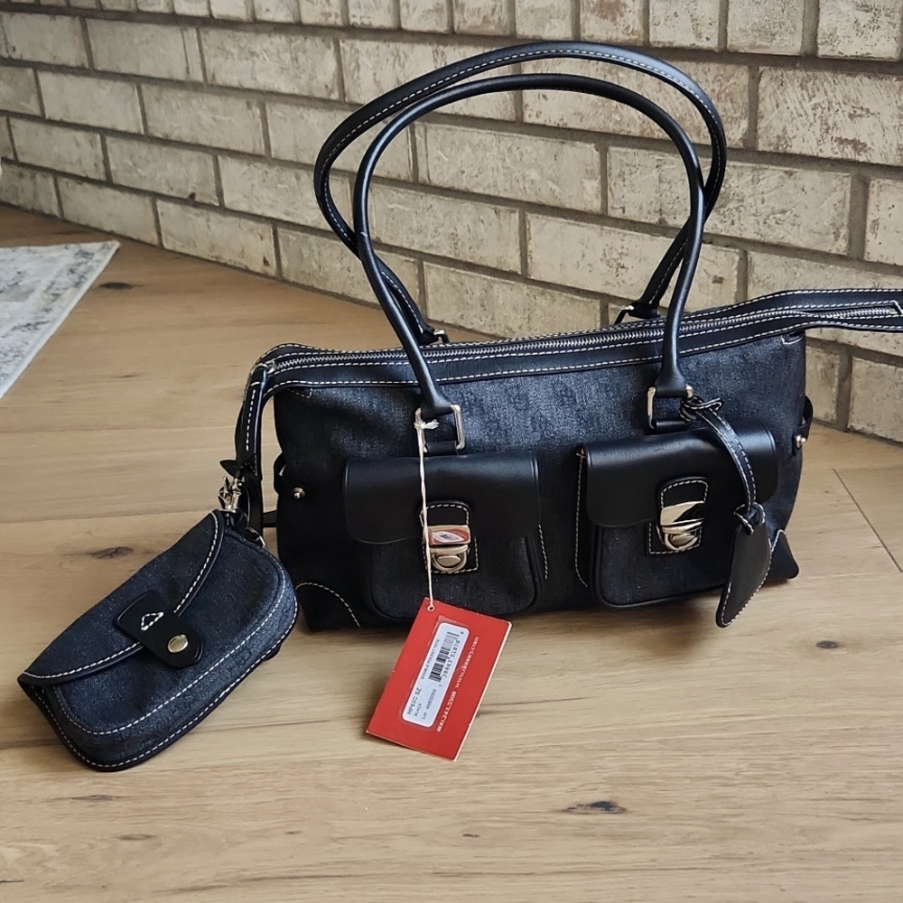 Dooney and Bourke Double Pocket Satchel